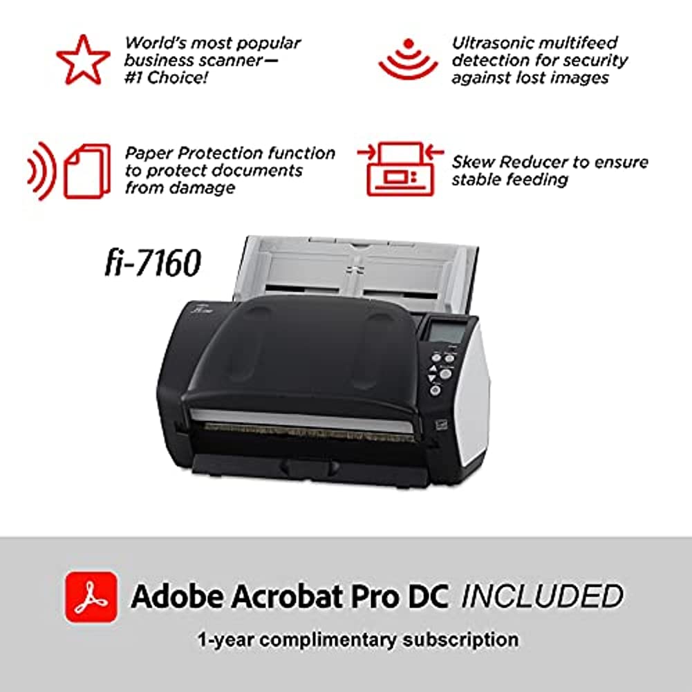 FUJITSUFI-7160-ドキュメントスキャナー Amazon.com: FI-7160 Fujitsu Document Scanner - Duplex